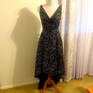 Hi-low ballgown with pockets